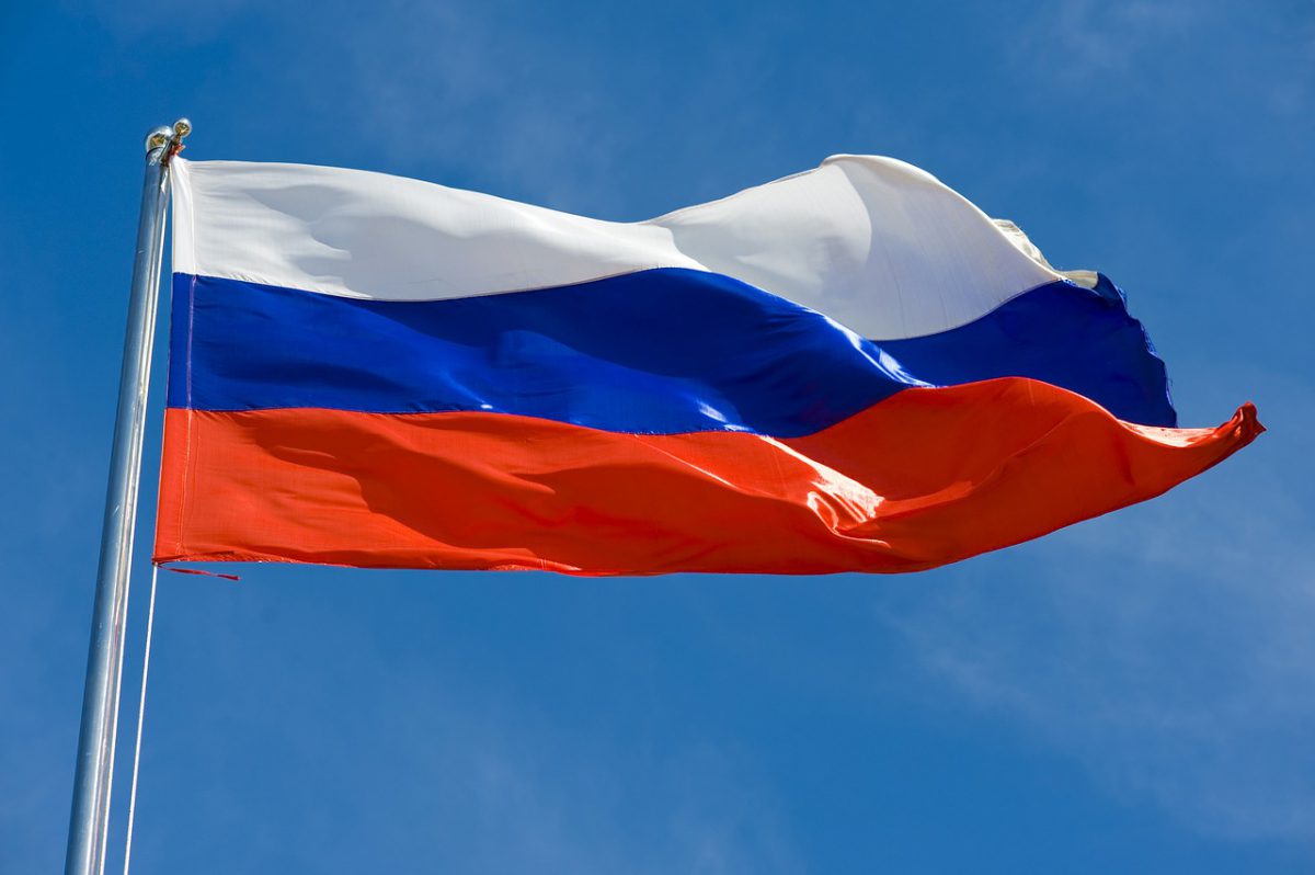 russisk flagg