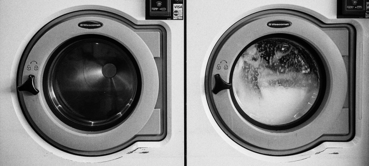 To vaskemaskiner