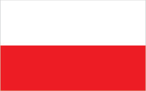 Polen sitt flagg